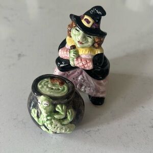 Fitz and Floyd Halloween Hoedown salt & pepper shakers
